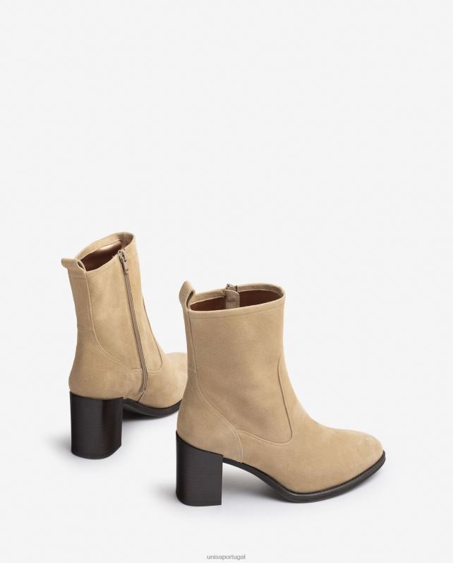 Unisa bota de salto alto mulheres 6V2Z61007 bege