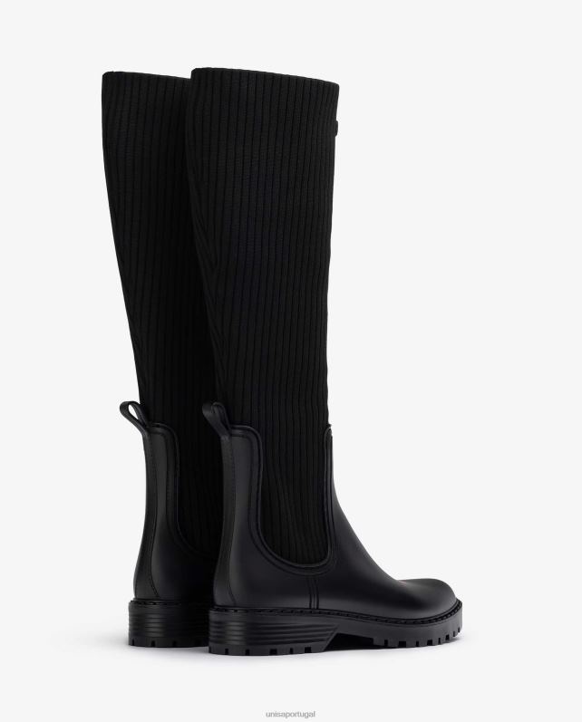 Unisa botas wellington supermacias mulheres 6V2Z61045 preto