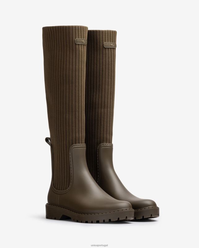 Unisa botas wellington supermacias mulheres 6V2Z61048 verde