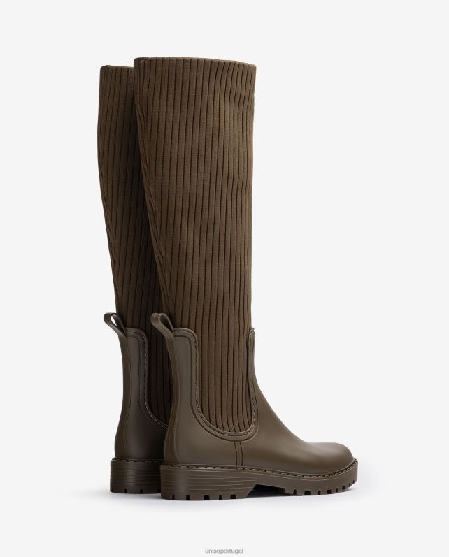 Unisa botas wellington supermacias mulheres 6V2Z61048 verde