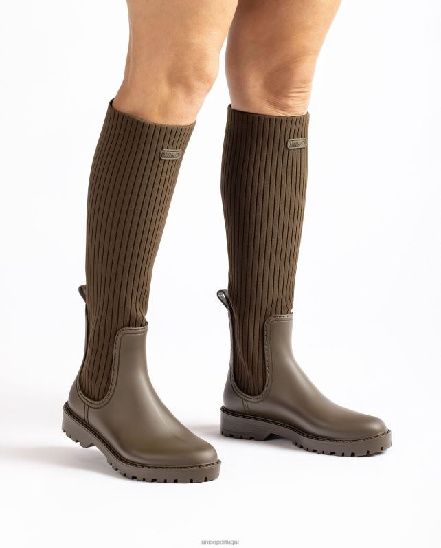 Unisa botas wellington supermacias mulheres 6V2Z61048 verde