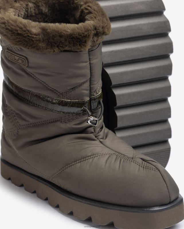 Unisa botins apres ski mulheres 6V2Z6888 verde