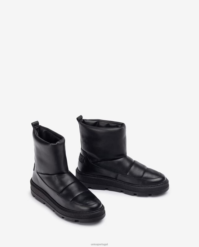 Unisa botins apres ski mulheres 6V2Z6903 preto