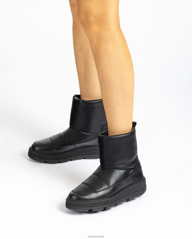 Unisa botins apres ski mulheres 6V2Z6903 preto