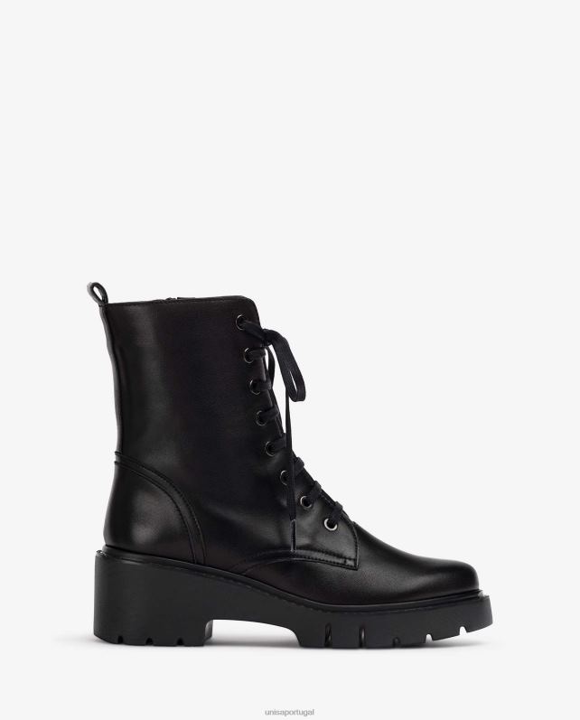 Unisa botins de couro estilo militar mulheres 6V2Z6942 gracioso