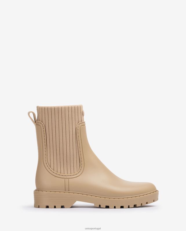 Unisa botins super macios wellington mulheres 6V2Z6857 bege