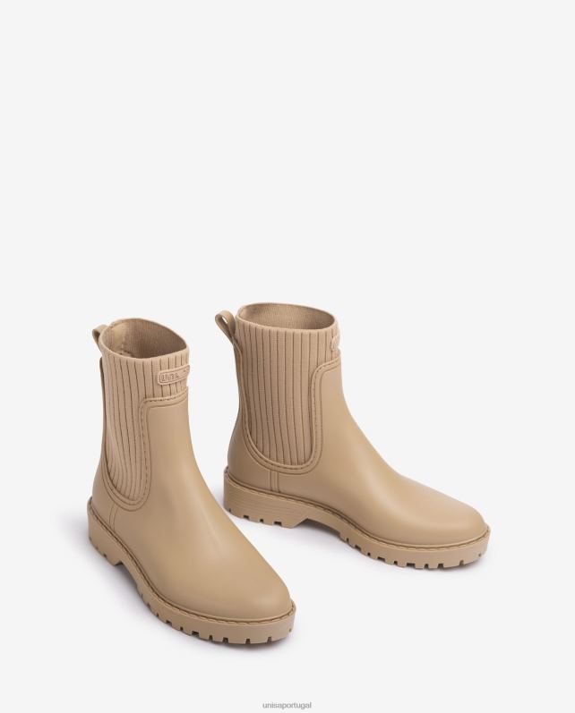 Unisa botins super macios wellington mulheres 6V2Z6857 bege