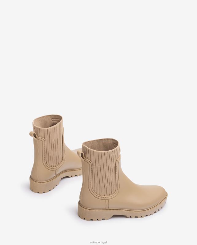 Unisa botins super macios wellington mulheres 6V2Z6857 bege