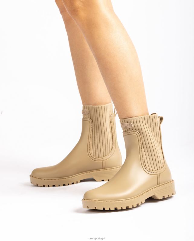 Unisa botins super macios wellington mulheres 6V2Z6857 bege