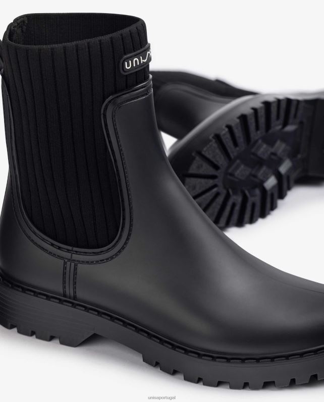 Unisa botins super macios wellington mulheres 6V2Z6858 preto