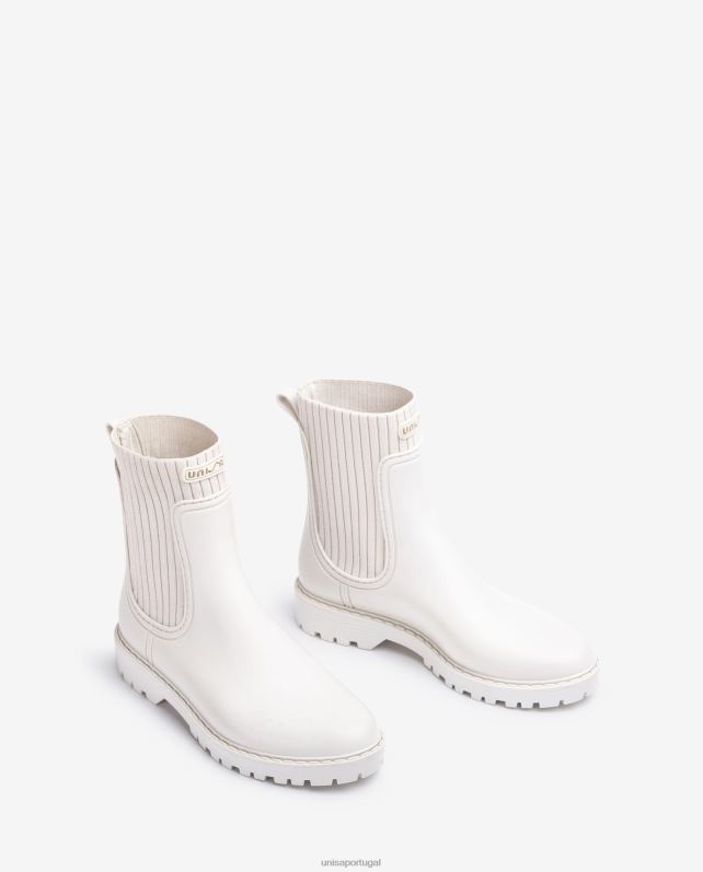 Unisa botins super macios wellington mulheres 6V2Z6860 branco