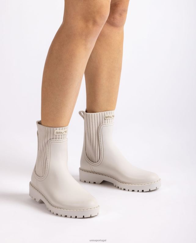Unisa botins super macios wellington mulheres 6V2Z6860 branco
