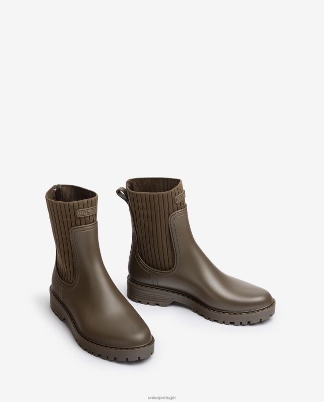 Unisa botins super macios wellington mulheres 6V2Z6861 verde