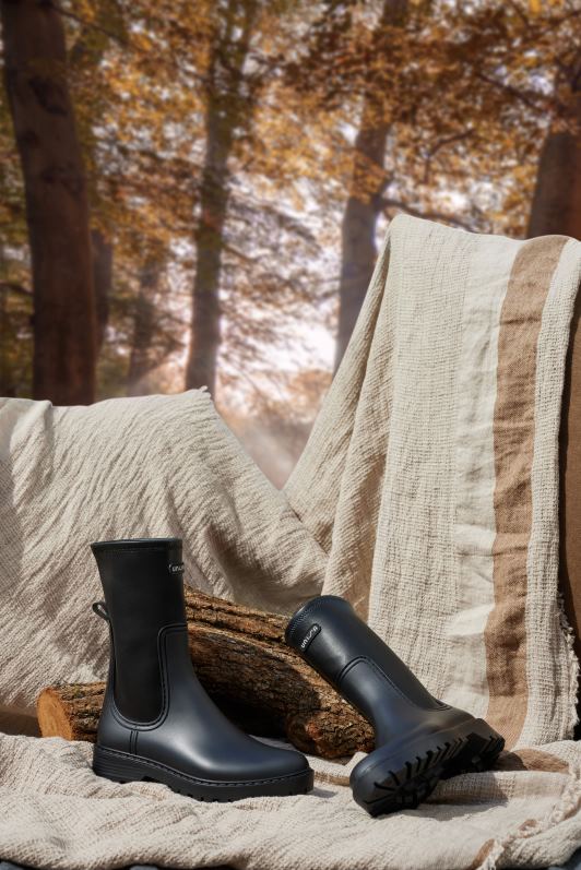 Unisa botins wellington cano elástico mulheres 6V2Z6875 preto