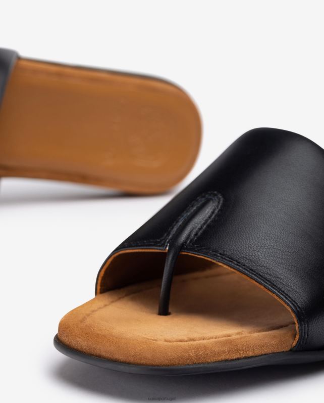 Unisa sandália biqueira mulheres 6V2Z6444 preto