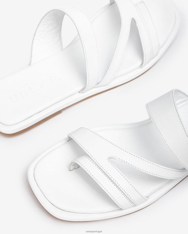 Unisa sandália de tiras plana mulheres 6V2Z614 moda