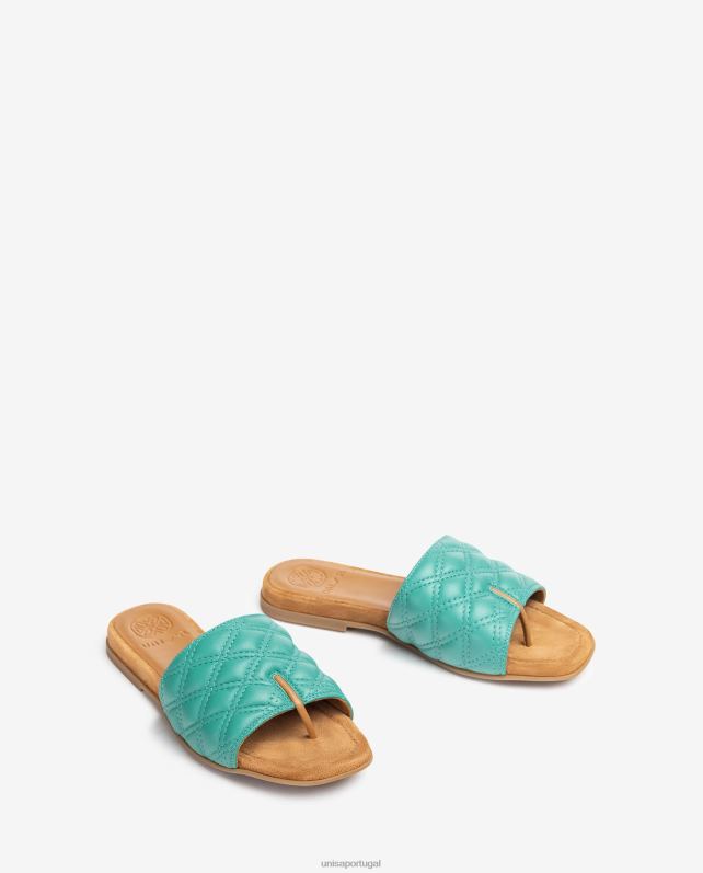 Unisa sandália dedo quadrado mulheres 6V2Z658 verde