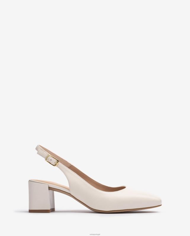 Unisa costas com salto largo mulheres 6V2Z6496 branco