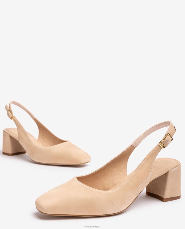 Unisa costas com salto largo mulheres 6V2Z6497 gracioso