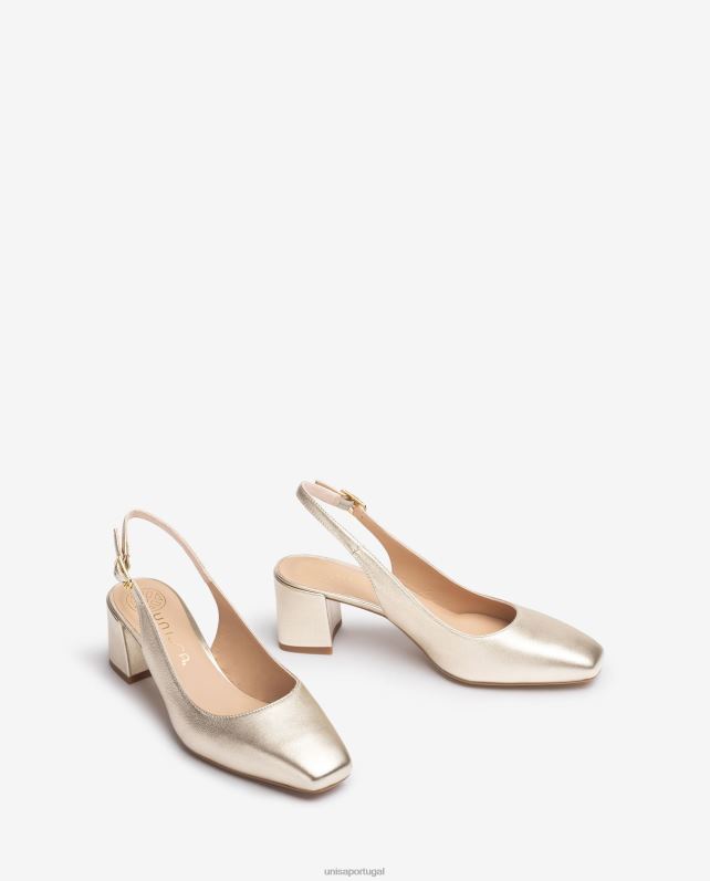 Unisa costas com salto largo mulheres 6V2Z6498 moda