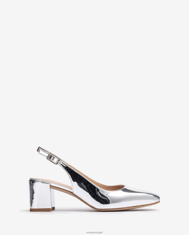 Unisa costas com salto largo mulheres 6V2Z6538 moda