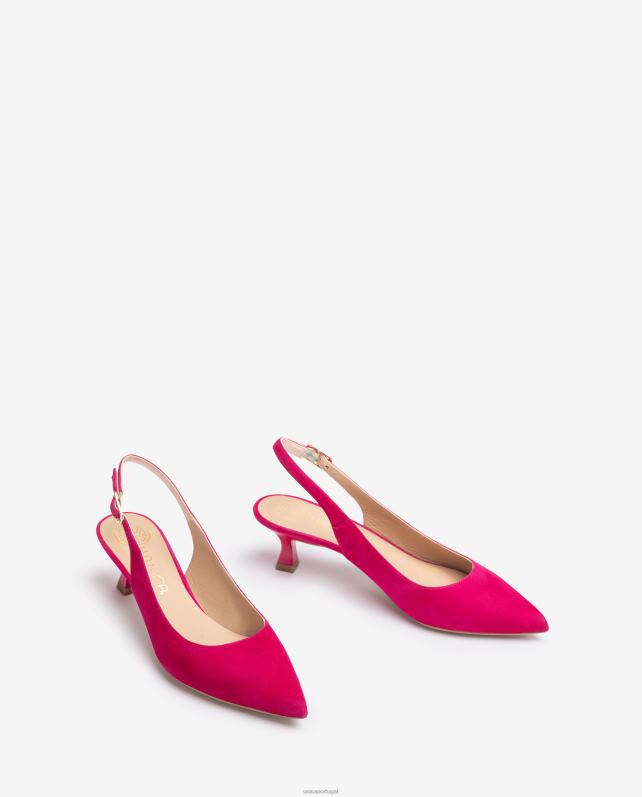 Unisa funda de camurça mulheres 6V2Z6508 rosa