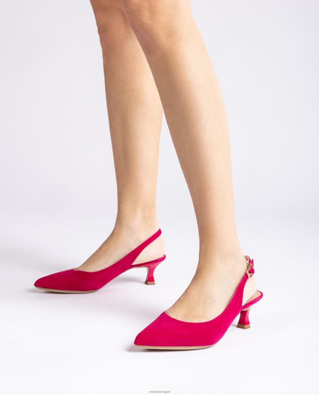 Unisa funda de camurça mulheres 6V2Z6508 rosa