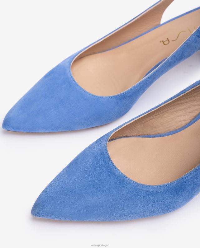 Unisa funda de camurça mulheres 6V2Z6509 azul