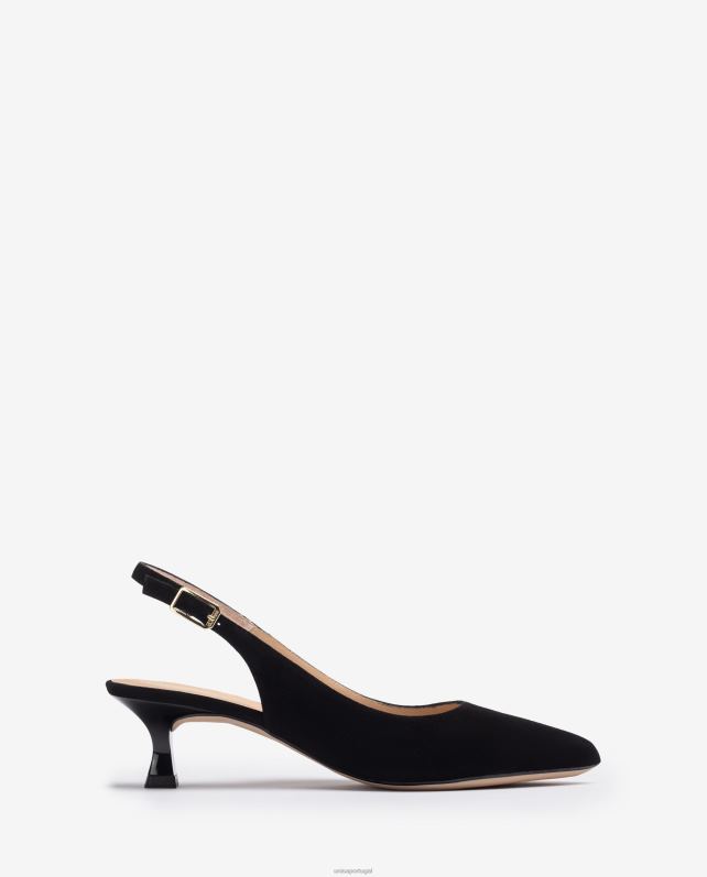 Unisa funda de camurça mulheres 6V2Z6520 preto