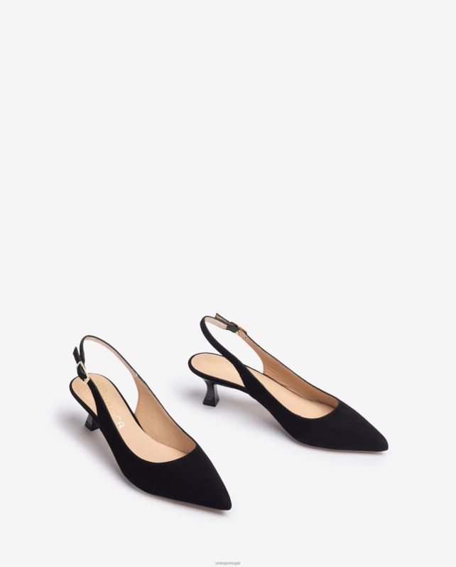 Unisa funda de camurça mulheres 6V2Z6520 preto