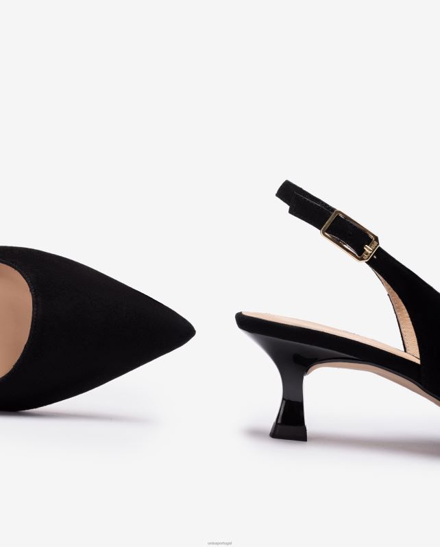 Unisa funda de camurça mulheres 6V2Z6520 preto