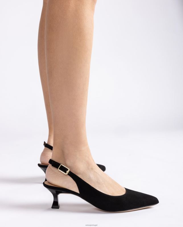 Unisa funda de camurça mulheres 6V2Z6520 preto