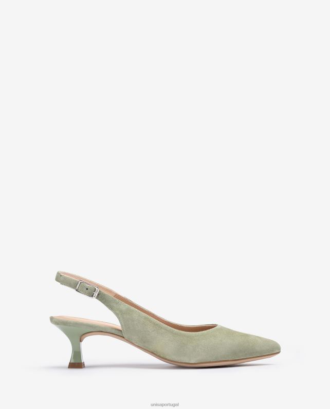 Unisa sapatilha bico fino mulheres 6V2Z6544 verde