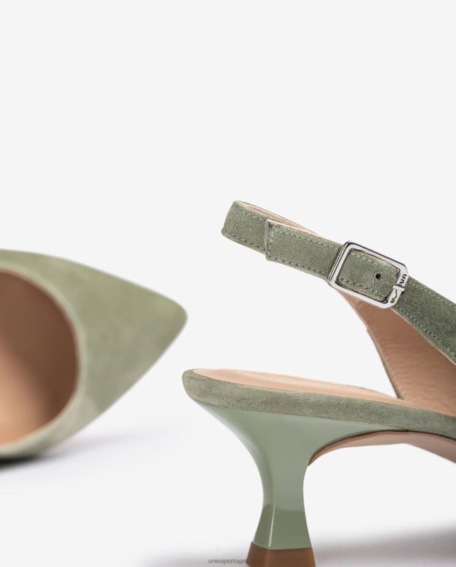 Unisa sapatilha bico fino mulheres 6V2Z6544 verde
