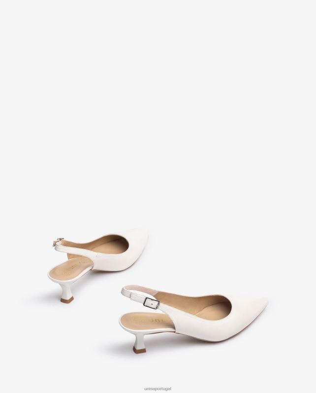 Unisa sapatilha bico fino mulheres 6V2Z6545 branco