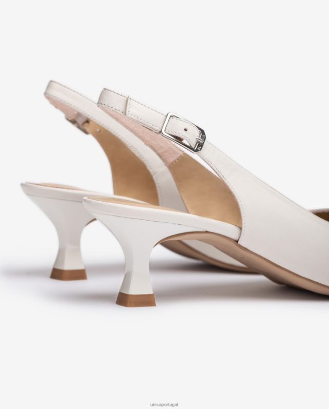 Unisa sapatilha bico fino mulheres 6V2Z6545 branco