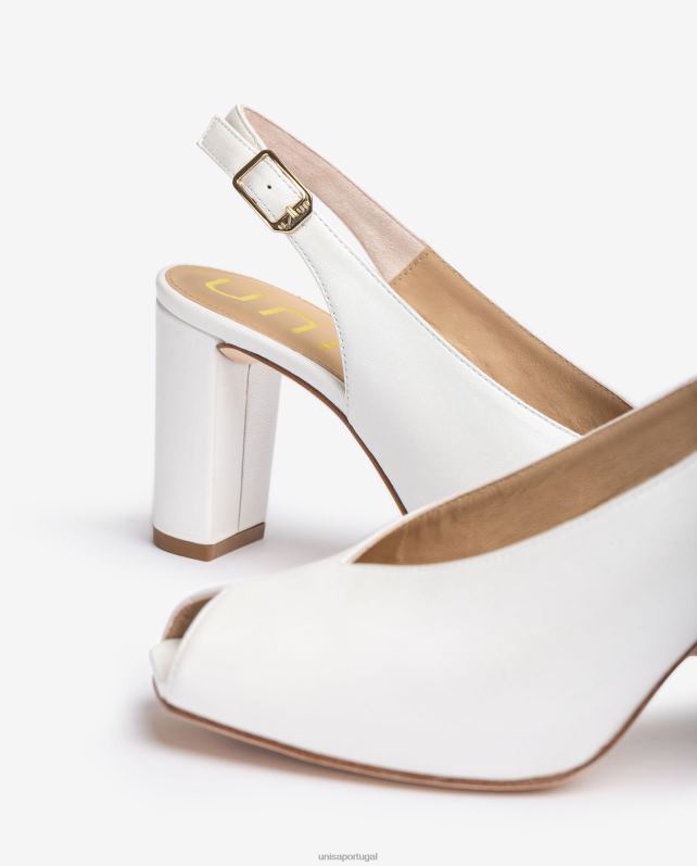 Unisa sapato peep toe de noiva em couro mulheres 6V2Z6837 moda