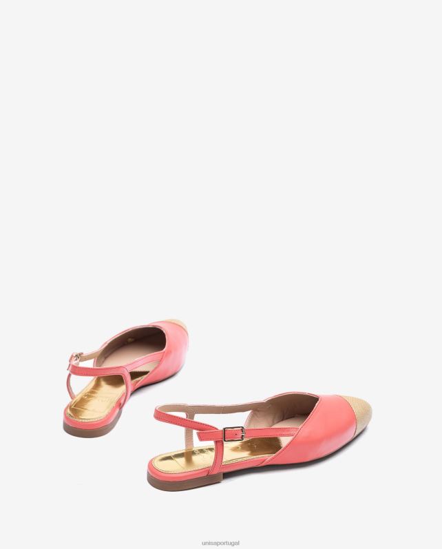 Unisa sapato slingback bicolor mulheres 6V2Z61327 gracioso