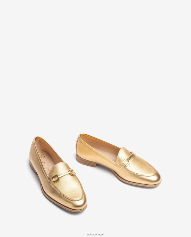 Unisa mocassim com guarnição mulheres 6V2Z6604 moda