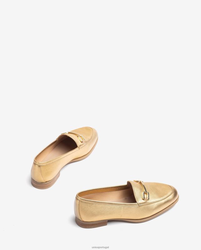 Unisa mocassim com guarnição mulheres 6V2Z6604 moda