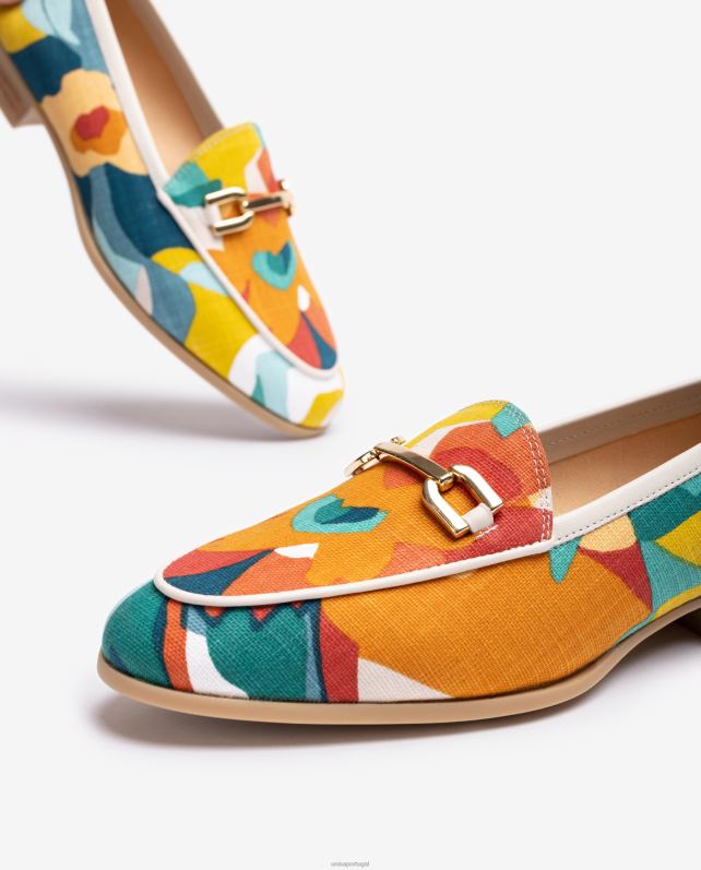 Unisa mocassim com guarnição mulheres 6V2Z6605 moda