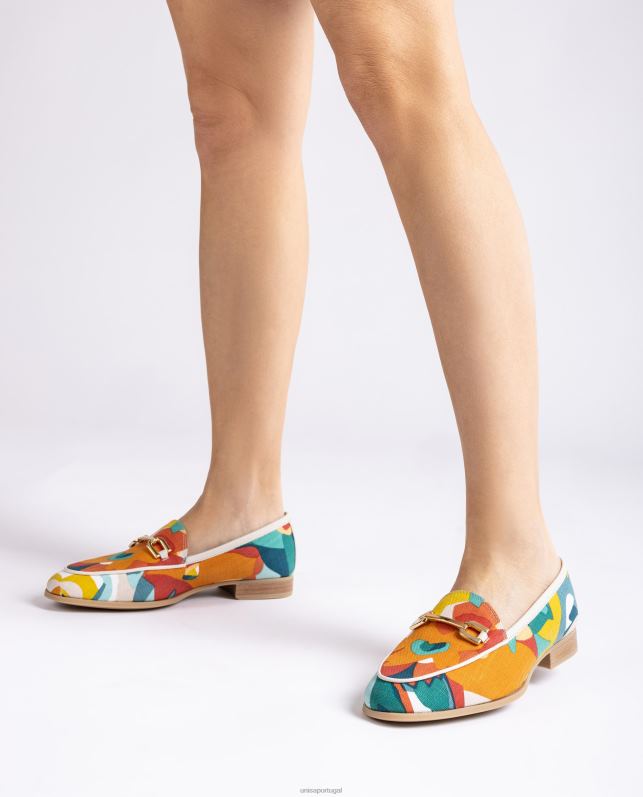 Unisa mocassim com guarnição mulheres 6V2Z6605 moda