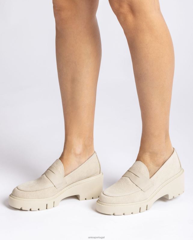 Unisa mocassim ecolino mulheres 6V2Z61262 branco