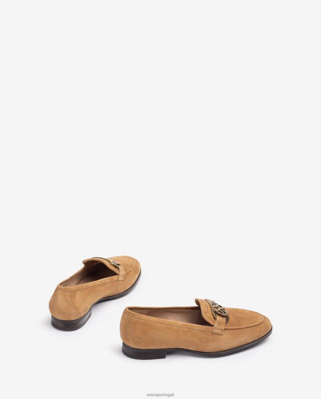 Unisa mocassins com guarnição mulheres 6V2Z61282 marrom