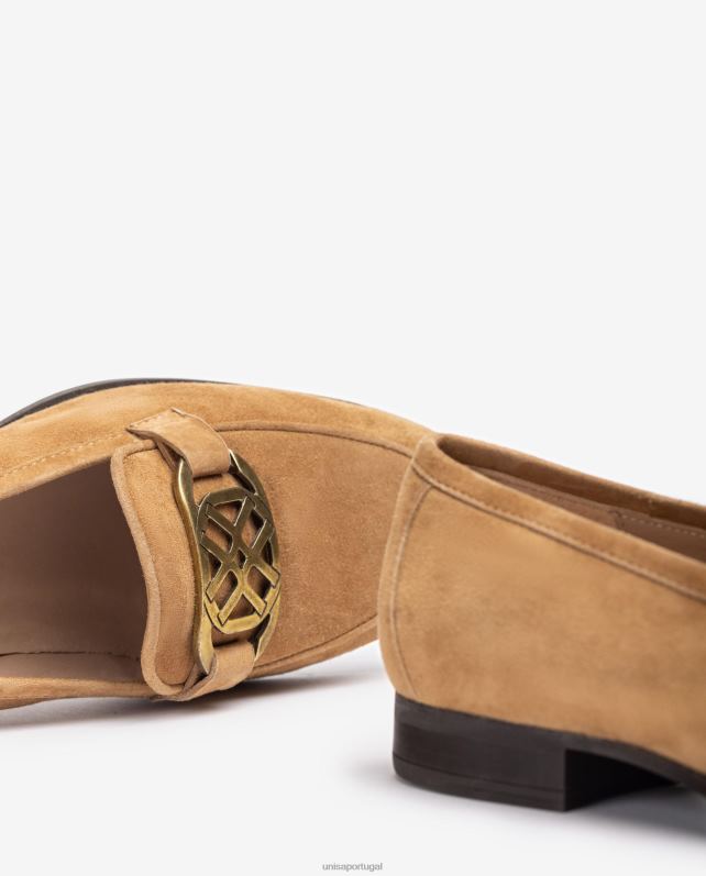 Unisa mocassins com guarnição mulheres 6V2Z61282 marrom