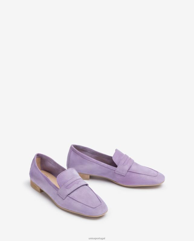 Unisa mocassins de camurça mulheres 6V2Z6616 lila