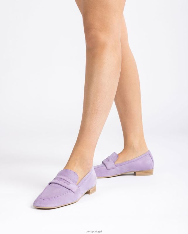 Unisa mocassins de camurça mulheres 6V2Z6616 lila