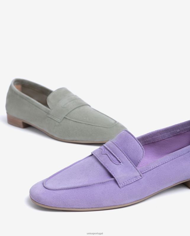 Unisa mocassins de camurça mulheres 6V2Z6616 lila