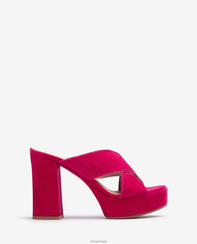 Unisa sandália tiras cruzadas largas mulheres 6V2Z6825 moda