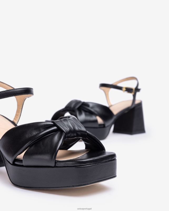 Unisa sandália com salto e plataforma mulheres 6V2Z6210 moda